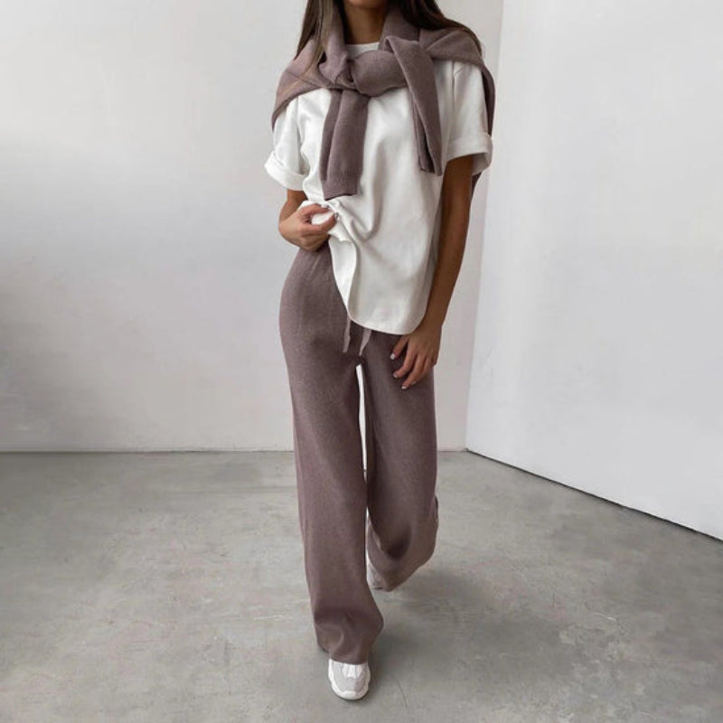 Women's Casual Turtleneck Sweater Lounge Set – Cozy Everyday Wear