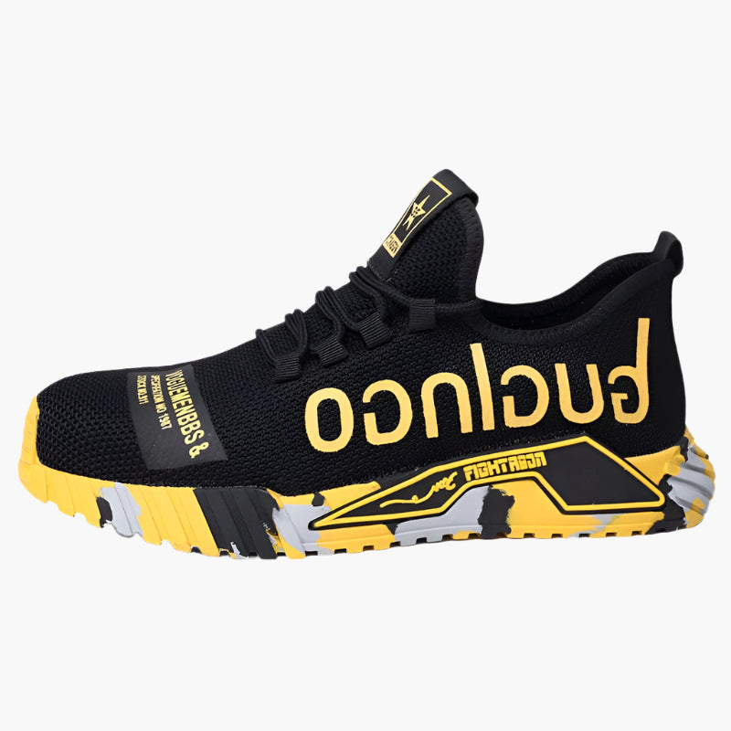 Men's Safety Work Sneakers – Lightweight Anti-Slip Steel Toe Athletic Shoes for Construction & Outdoor Use