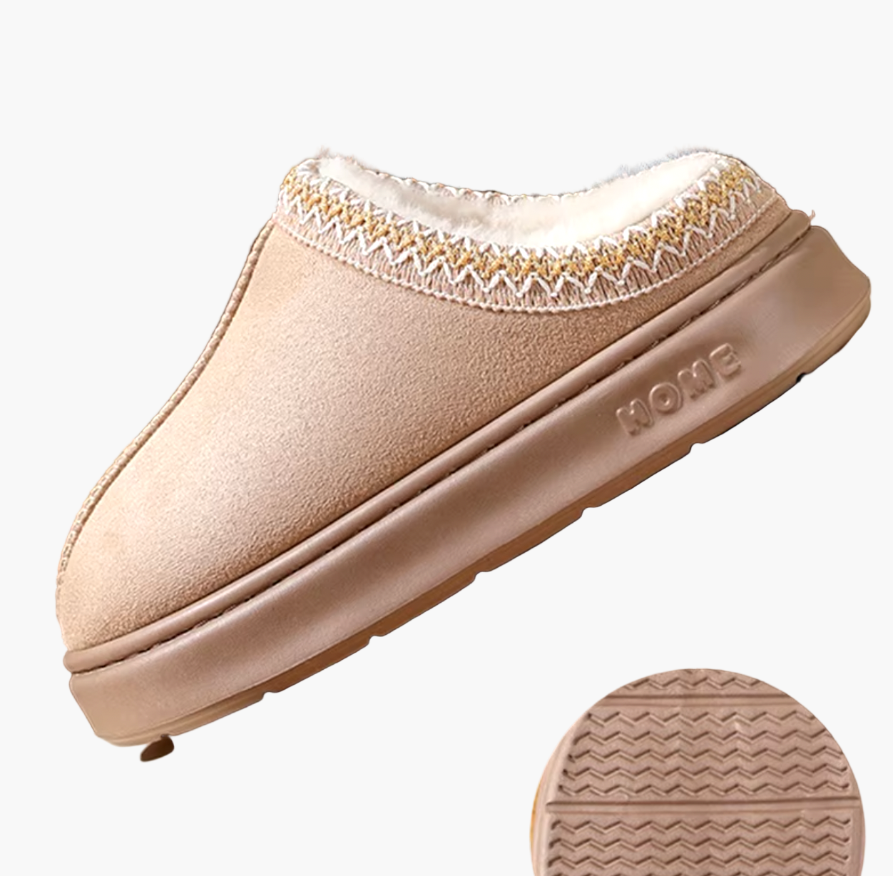 Men's Cozy Indoor Outdoor Slip-On House Slippers – Warm Plush Lined, Anti-Slip, All-Season Comfort