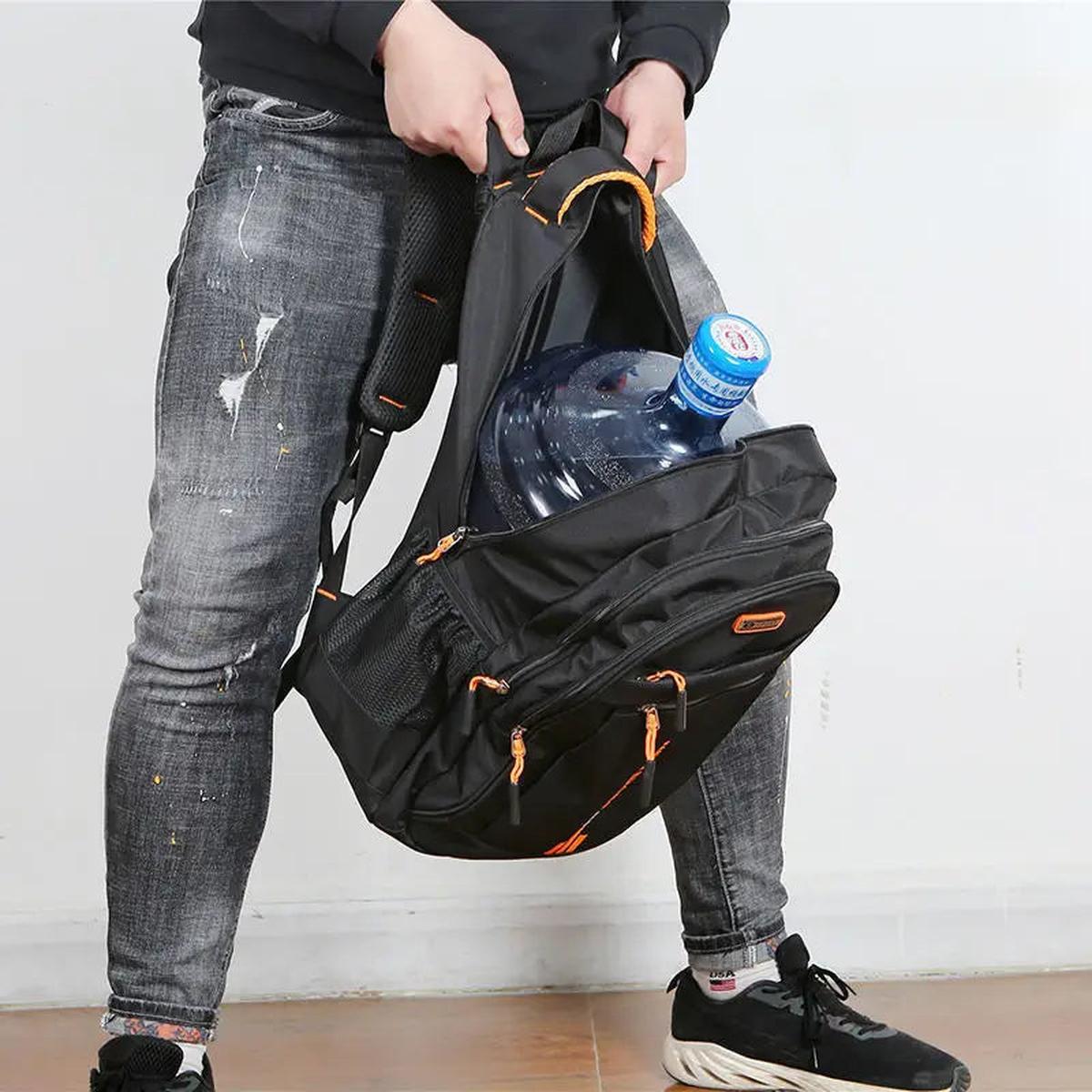 Men's Waterproof Travel and Business Backpack – Stylish Large Capacity School Bag with Multiple Compartments