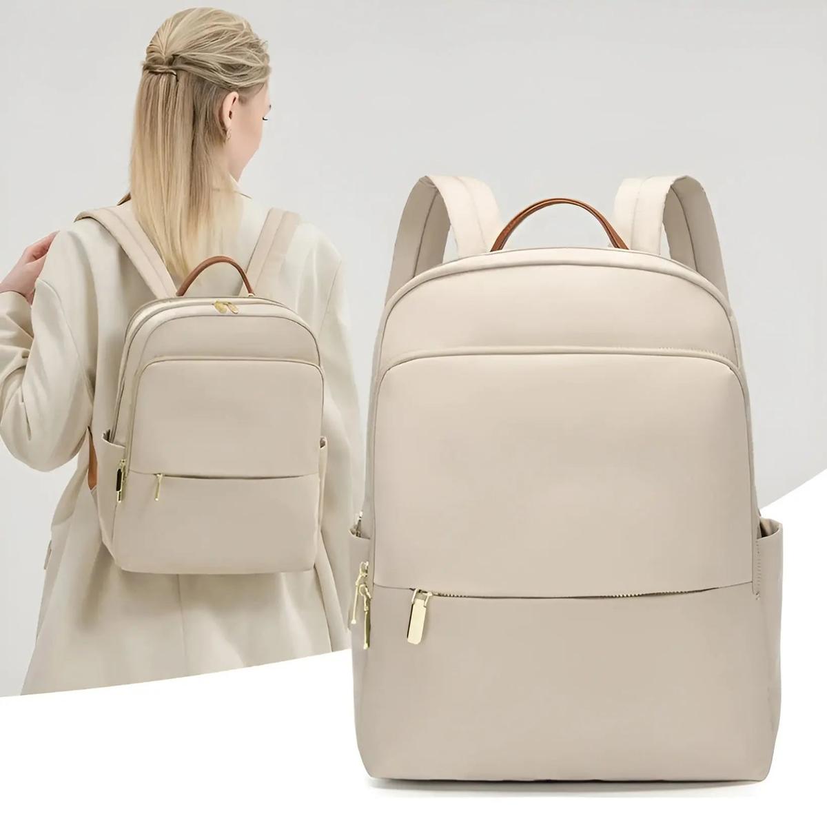 Women's Modern Business & Travel Backpack – Multi-Compartment, Lightweight, Waterproof, Stylish Daypack