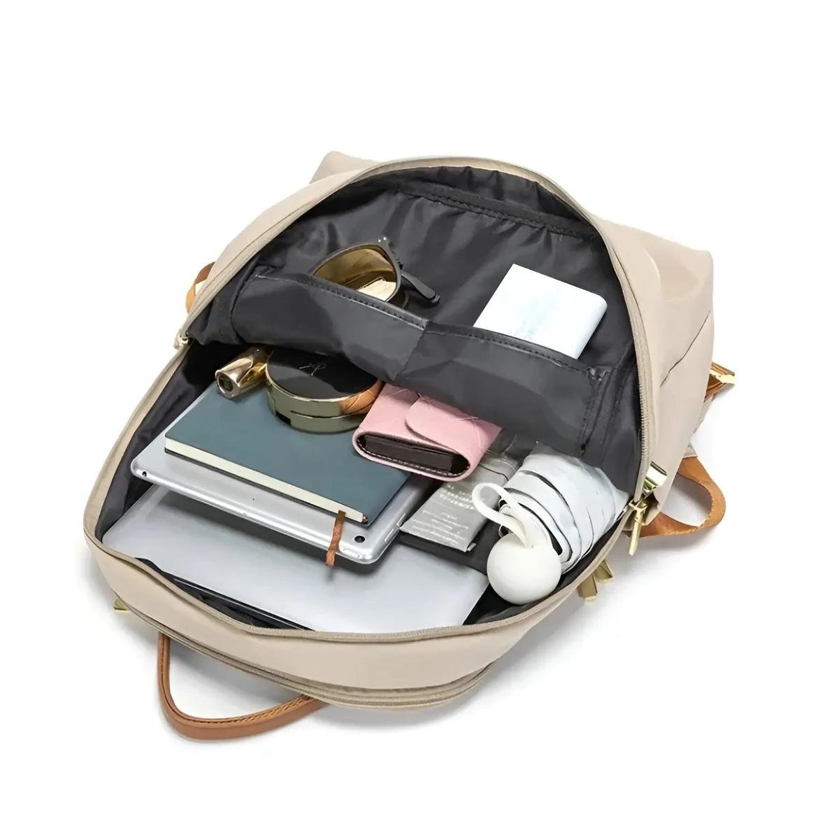 Women's Modern Business & Travel Backpack – Multi-Compartment, Lightweight, Waterproof, Stylish Daypack