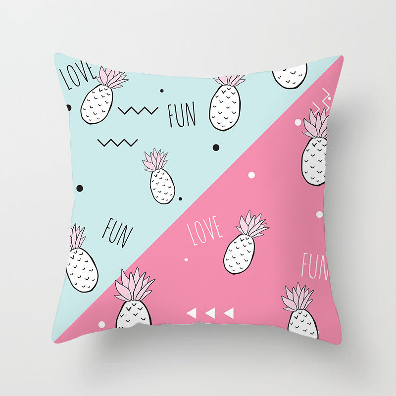 Meadow – Kussenhoes voor de woonkamer met fruitprint