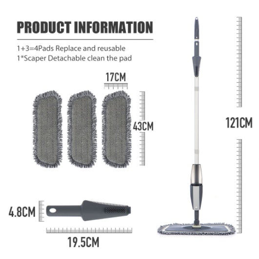 Selene – Spray Mop voor Houten Vloeren