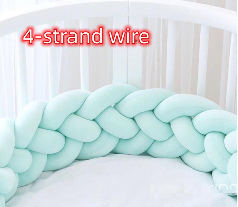 Aurora – Gebreide Crib Bumpers Kussen voor Babybed