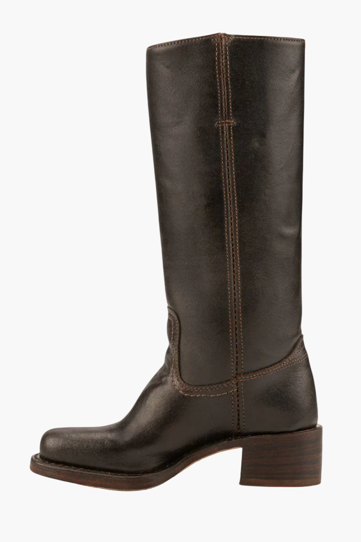 Women's Modern Classic Knee-High Block Heel Boots – Fashion Versatile Everyday Style