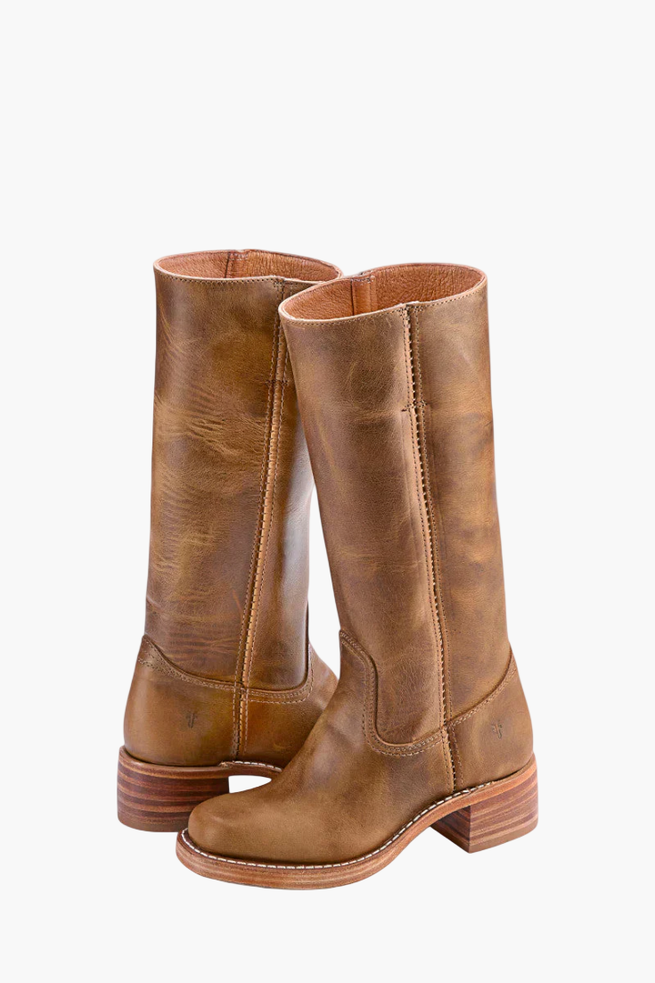 Women's Modern Classic Knee-High Block Heel Boots – Fashion Versatile Everyday Style