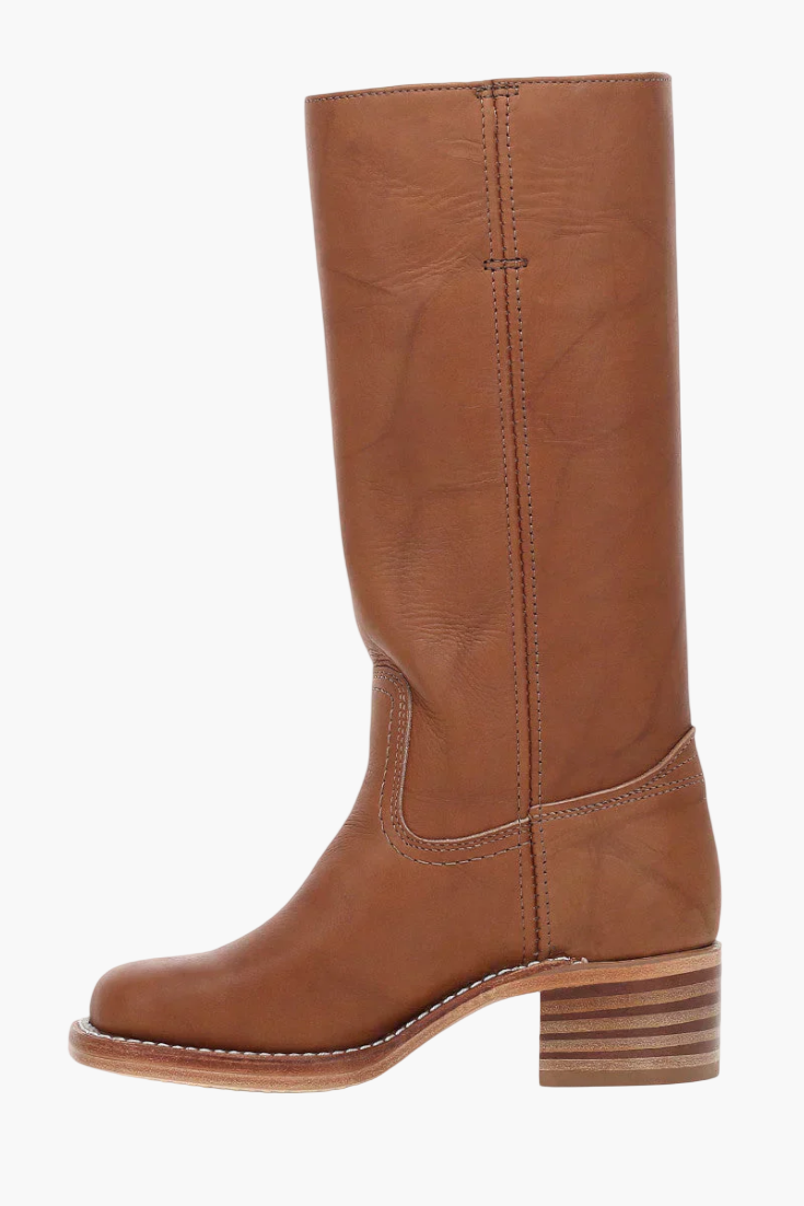 Women's Modern Classic Knee-High Block Heel Boots – Fashion Versatile Everyday Style