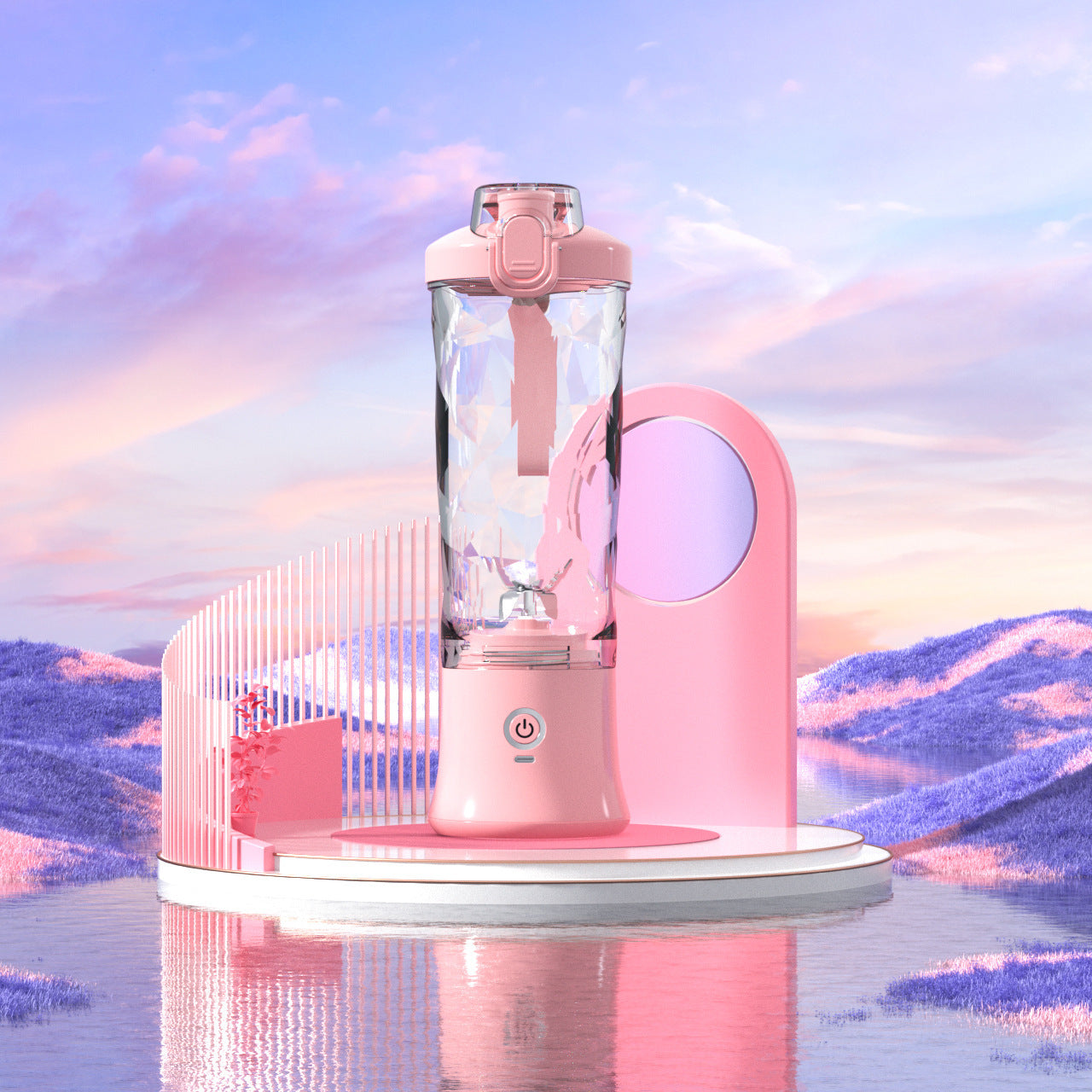 Haven – Draagbare Blender voor Milkshakes en Smoothies met 6 Bladen Mini Blender Keuken Gadgets