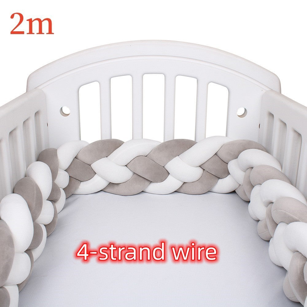 Aurora – Gebreide Crib Bumpers Kussen voor Babybed