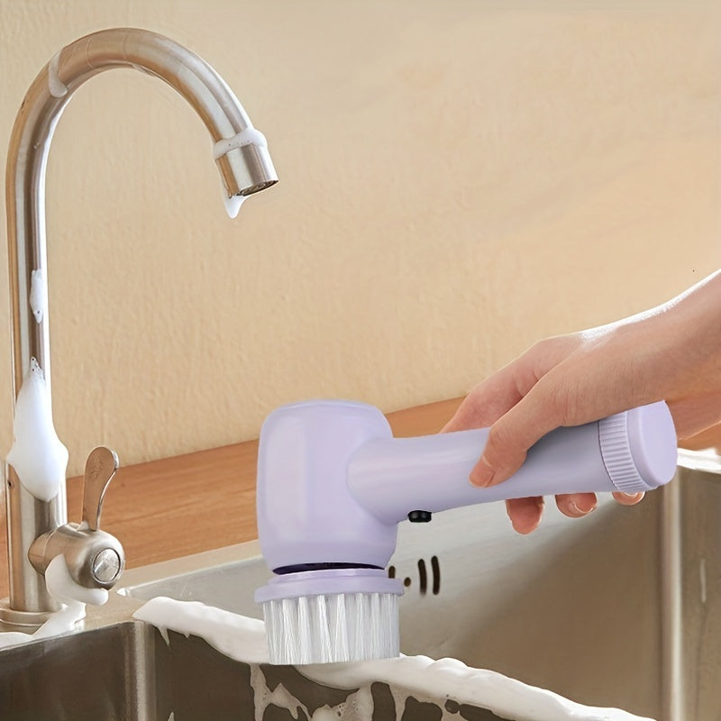 Quest – 5-in-1 Multifunctionele Elektrische Borstelreiniger voor Badkamer, Keuken en Raam