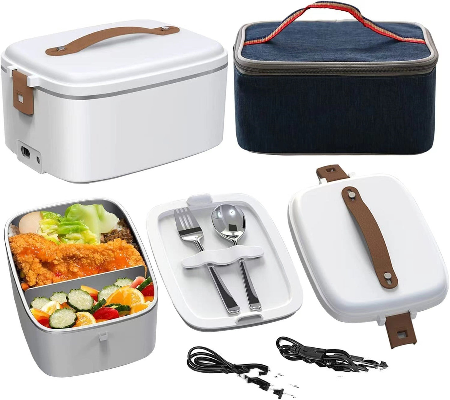 Mistral – RVS Verwarmde Lunchbox voor in de Auto