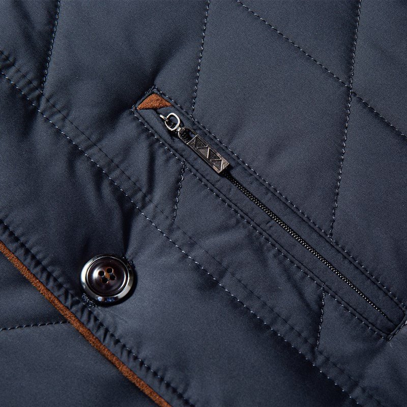 Men's Quilted Liddesdale Jacket Tailored Fit Fashion Outerwear