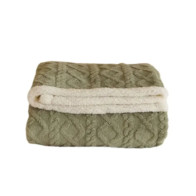 Ultra-Plush Winter Bed Blanket for Cozy Comfort and Luxury Style