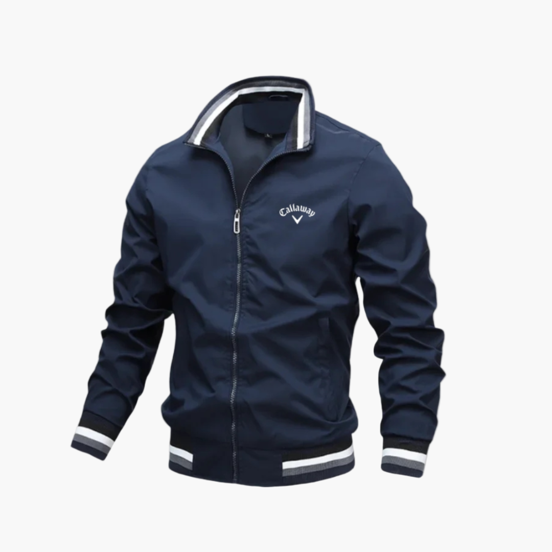 Men's Lightweight Golf Windbreaker Jacket – Athletic Water-Resistant Style for Golf & Outdoor