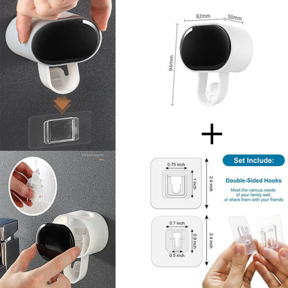 Cassian – Wandgemonteerde Automatische Tandpasta Dispenser