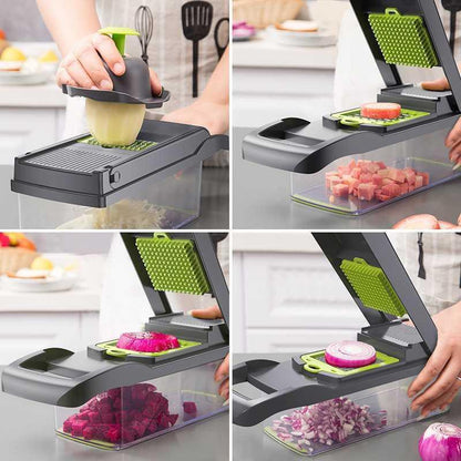 Vivienne – Veelzijdige Groentecutter met Rvs Bladen