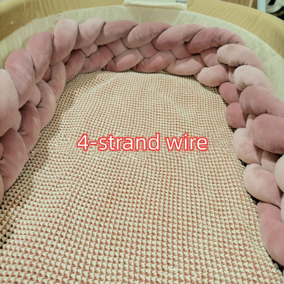 Aurora – Gebreide Crib Bumpers Kussen voor Babybed