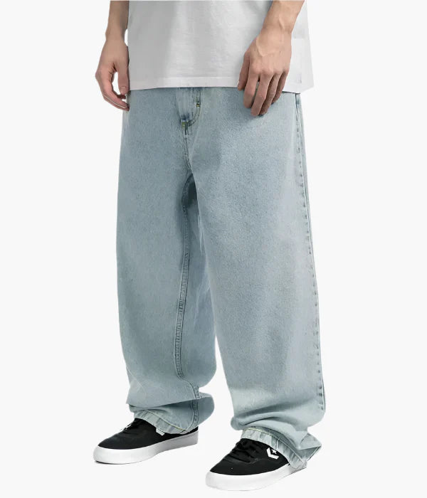 Men's Oversized Wide Leg Skate Jeans Urban Streetwear