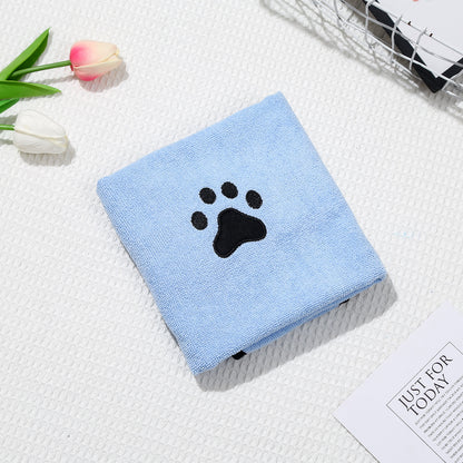 Serenity – Sneldrogende Badhanddoek van Zacht Absorberend Koraal Fleece voor Huisdieren