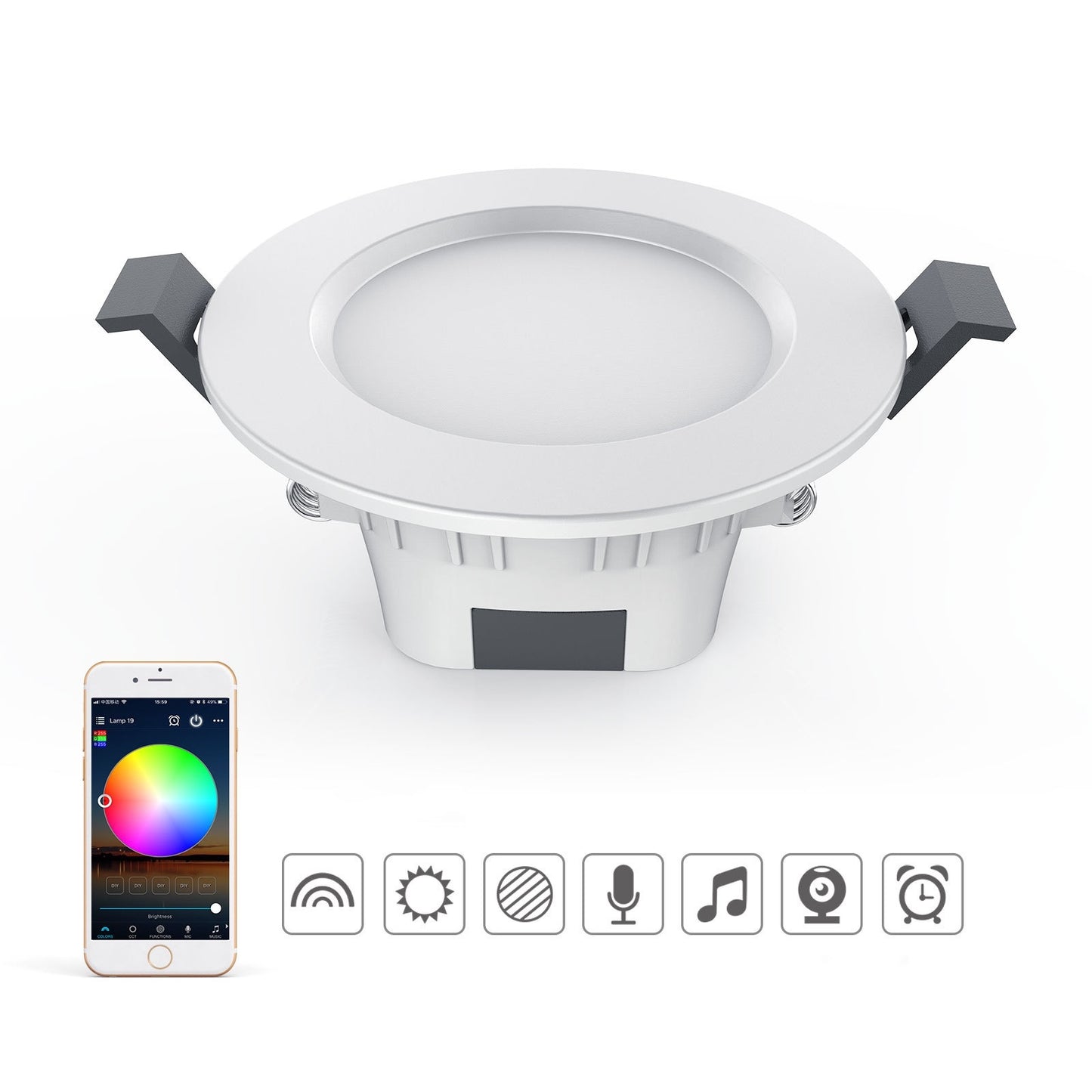 Lysander – Slimme Bluetooth Plafondlamp voor Binnen