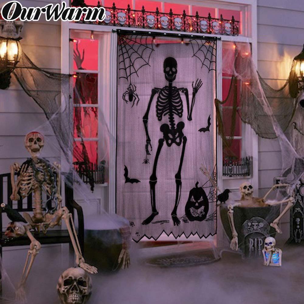 Anneliese – Halloween Patroon Gordijn