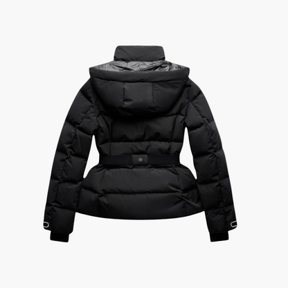 Women's Belted Puffer Jacket – Stylish Winter Insulated Outerwear for Cold Weather