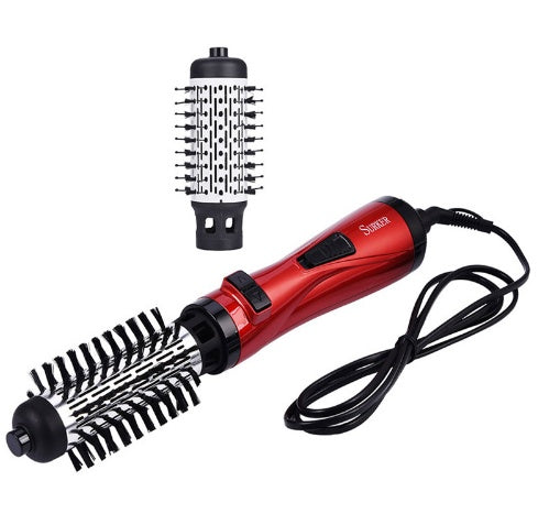 3-in-1 Heteluchtborstel Haarstyler – Roterende Föhnborstel met 3 Warmtestanden, Koude Lucht & Verwisselbare Opzetstukken