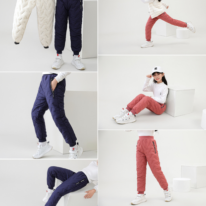 Children's Outdoor Winter Snow Pants Warm Windproof Water-Resistant – Active Play & Skiing