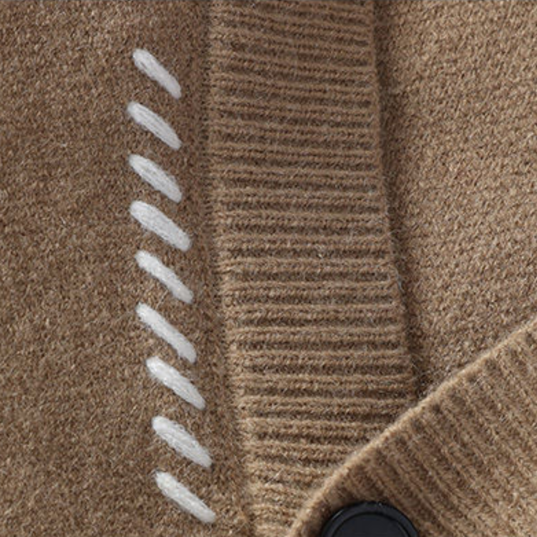 Men's Casual Button Up Knitted Cardigan Sweater - Relaxed Fit Classic Style