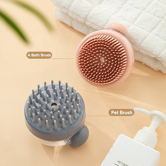 Aurora – Zachte Siliconen Hoofdhuidborstel voor Massages en Schilfers