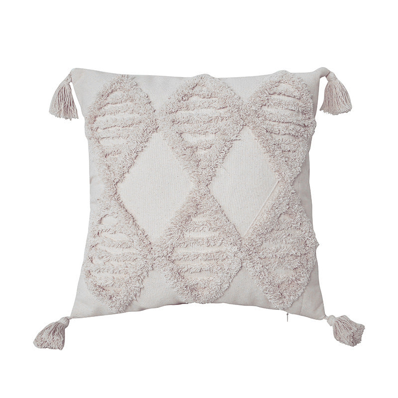 Orion – Tufted Kussenhoes van Katoen en Linnen