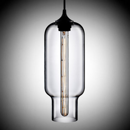 Lucian – Industriële Hanglamp van Glas voor Moderne Interieurs