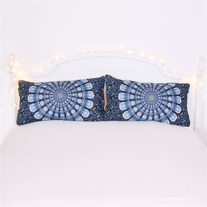 Vivienne – Blauw Pauwen Beddengoed