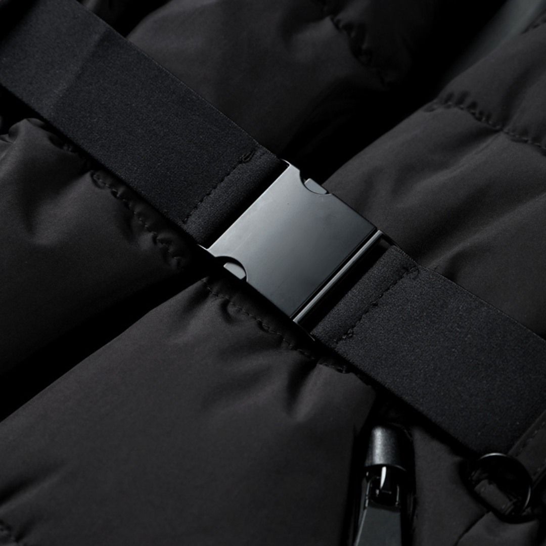 Women's Belted Puffer Jacket – Stylish Winter Insulated Outerwear for Cold Weather