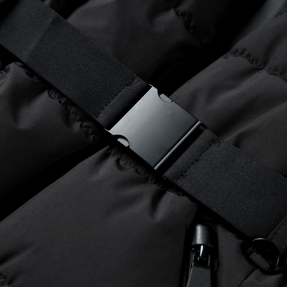 Women's Belted Puffer Jacket – Stylish Winter Insulated Outerwear for Cold Weather