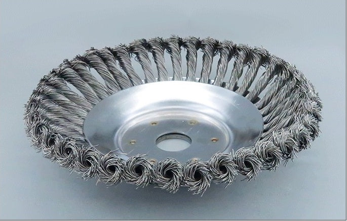Zware Stalen Onkruidborstelkop – Universele Trimmer Accessoire voor Gras- & Mosverwijdering