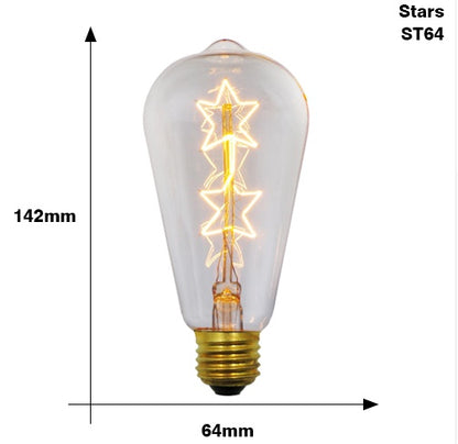 Lysandra – Retro Edison G95 G125 Glühlampe met Filament