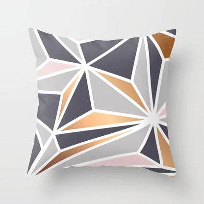 Valencia – Decoratieve Kussenhoes met Geometrisch Abstract Patroon