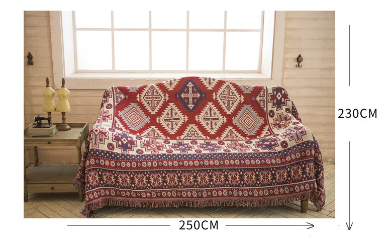 Iris – Katoenen Sofa Cover voor Meerdere Doeleinden