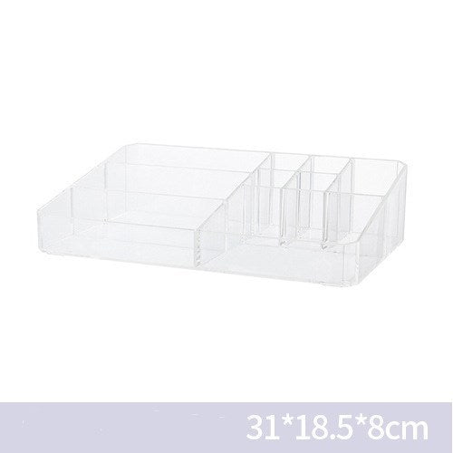 Soleil – Transparante Plastic Make-up Tafelafwerkingsdoos, Cosmetische Opbergdoos
