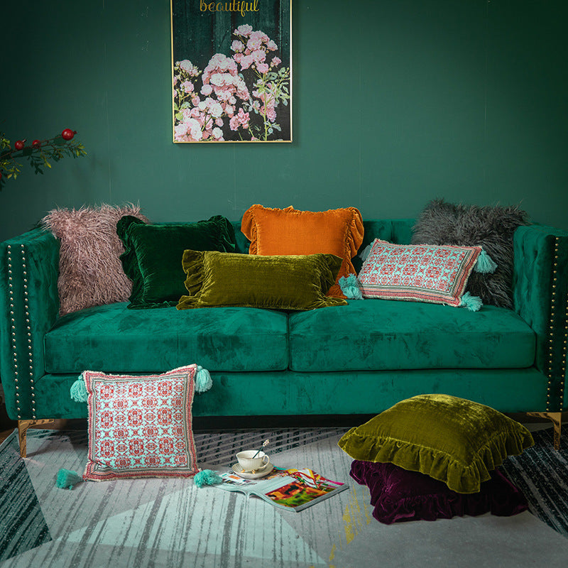 Juliette – Kussenhoes in Effen Kleur voor Sofa en Bed