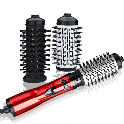 3-in-1 Heteluchtborstel Haarstyler – Roterende Föhnborstel met 3 Warmtestanden, Koude Lucht & Verwisselbare Opzetstukken