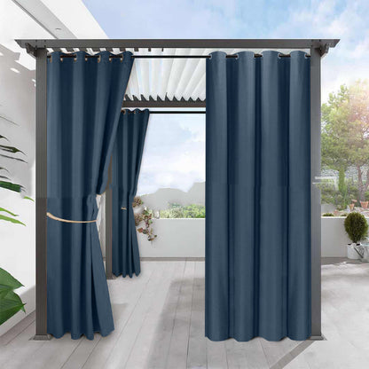 Persephone – Eenvoudige Volledige Zwarteout Solid Kleur Fijn Linnen Waterdichte Zonscherm Warmte-isolatie Gordijn