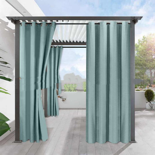 Persephone – Eenvoudige Volledige Zwarteout Solid Kleur Fijn Linnen Waterdichte Zonscherm Warmte-isolatie Gordijn