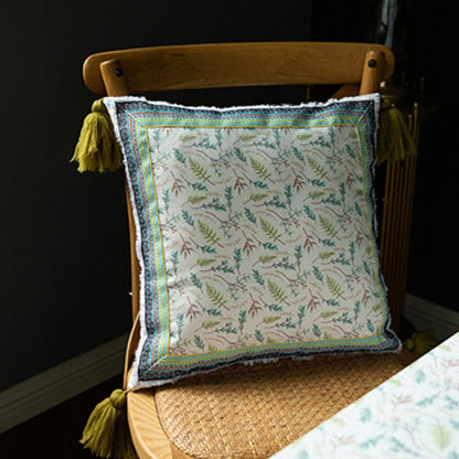 Alaric – Decoratieve Kussen met Festieve Lente-Etnische Stijl en Franje