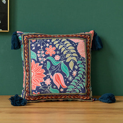 Alaric – Decoratieve Kussen met Festieve Lente-Etnische Stijl en Franje