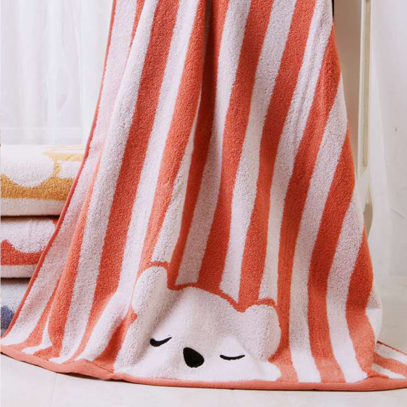 Sebastian – Zacht Absorberend Multicolor Baby Badhanddoek