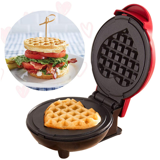 Florian – Mini Wafelmaker voor Kinderen, Draagbare Elektrische Bakpan
