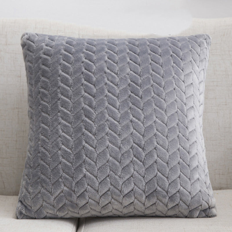 Benedict – Flanellen Effen Kleur Kussenhoes Nordic Stijl Eenvoudige Stijl